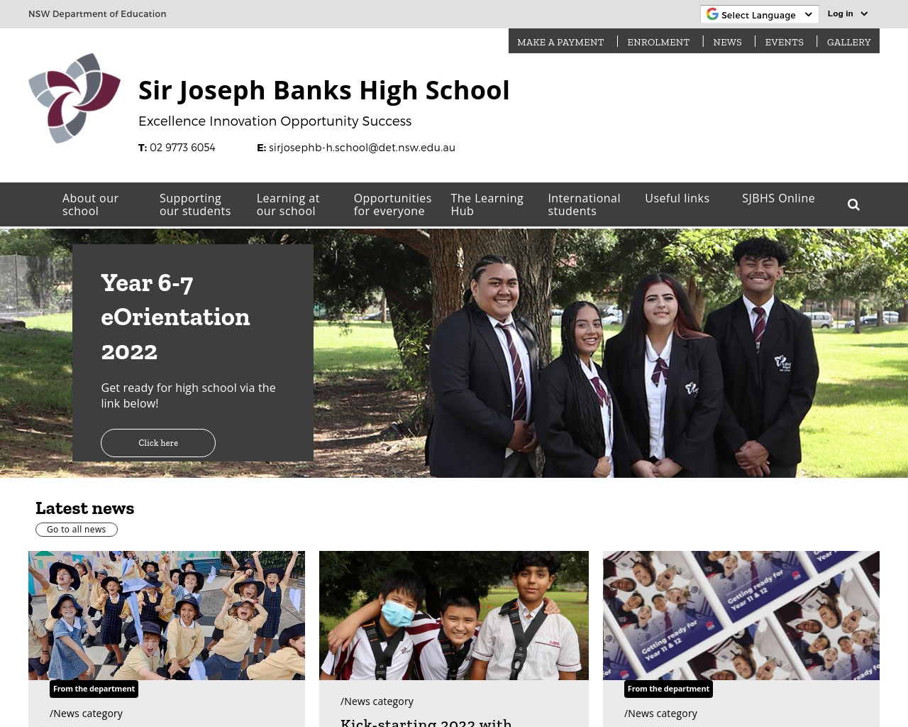 Sir Joseph Banks High School