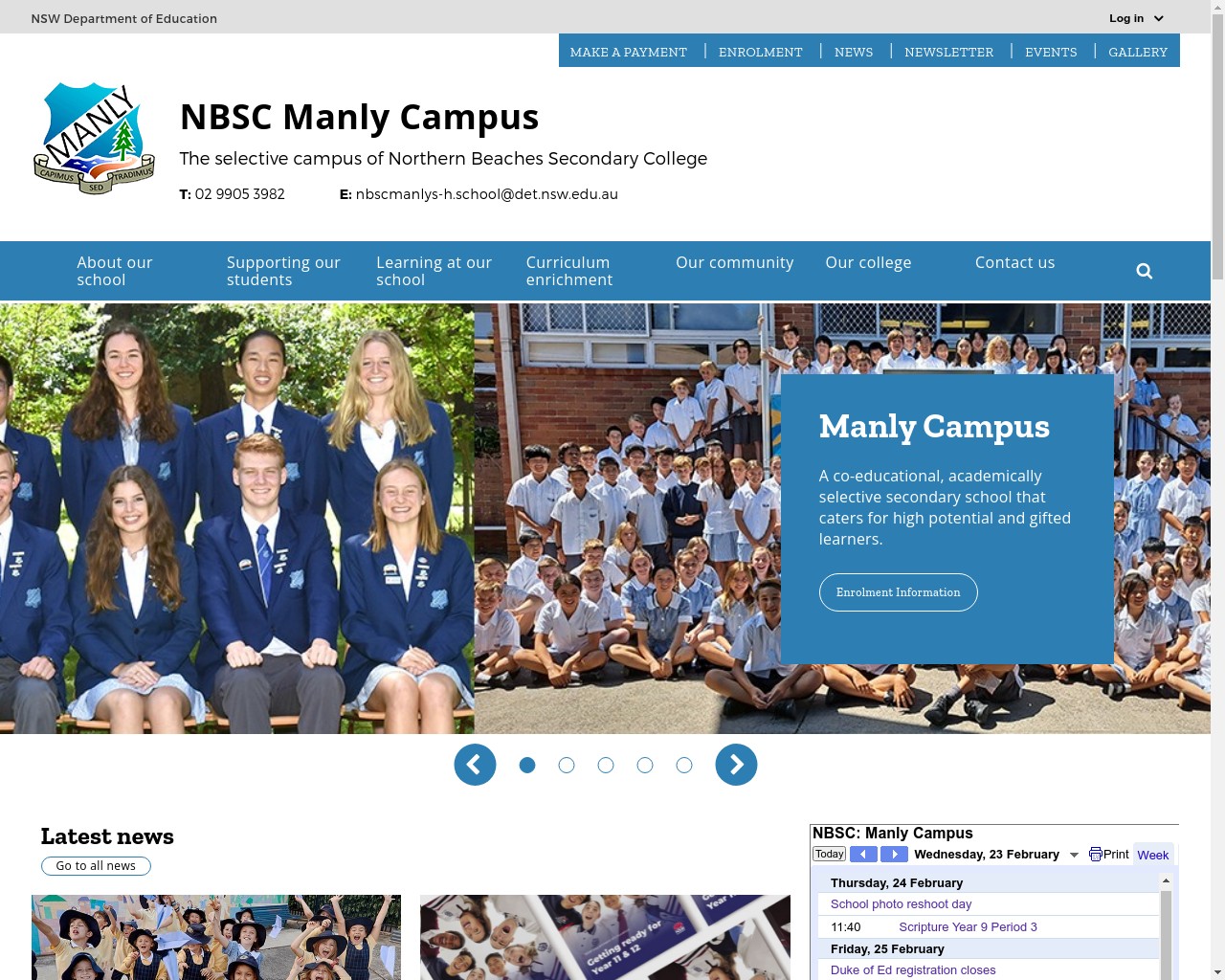 NBSC Manly Selective Campus