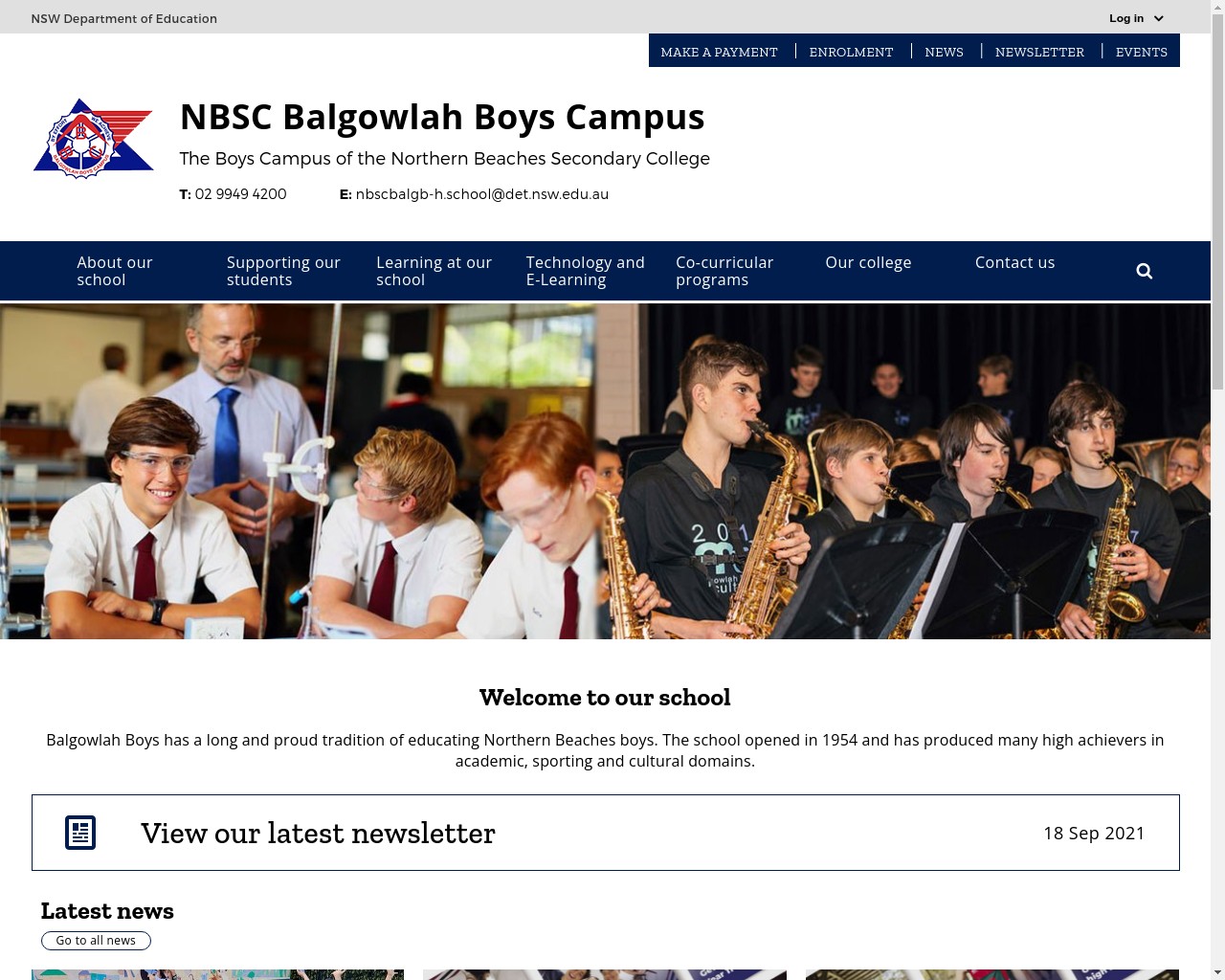 NBSC Balgowlah Boys Campus