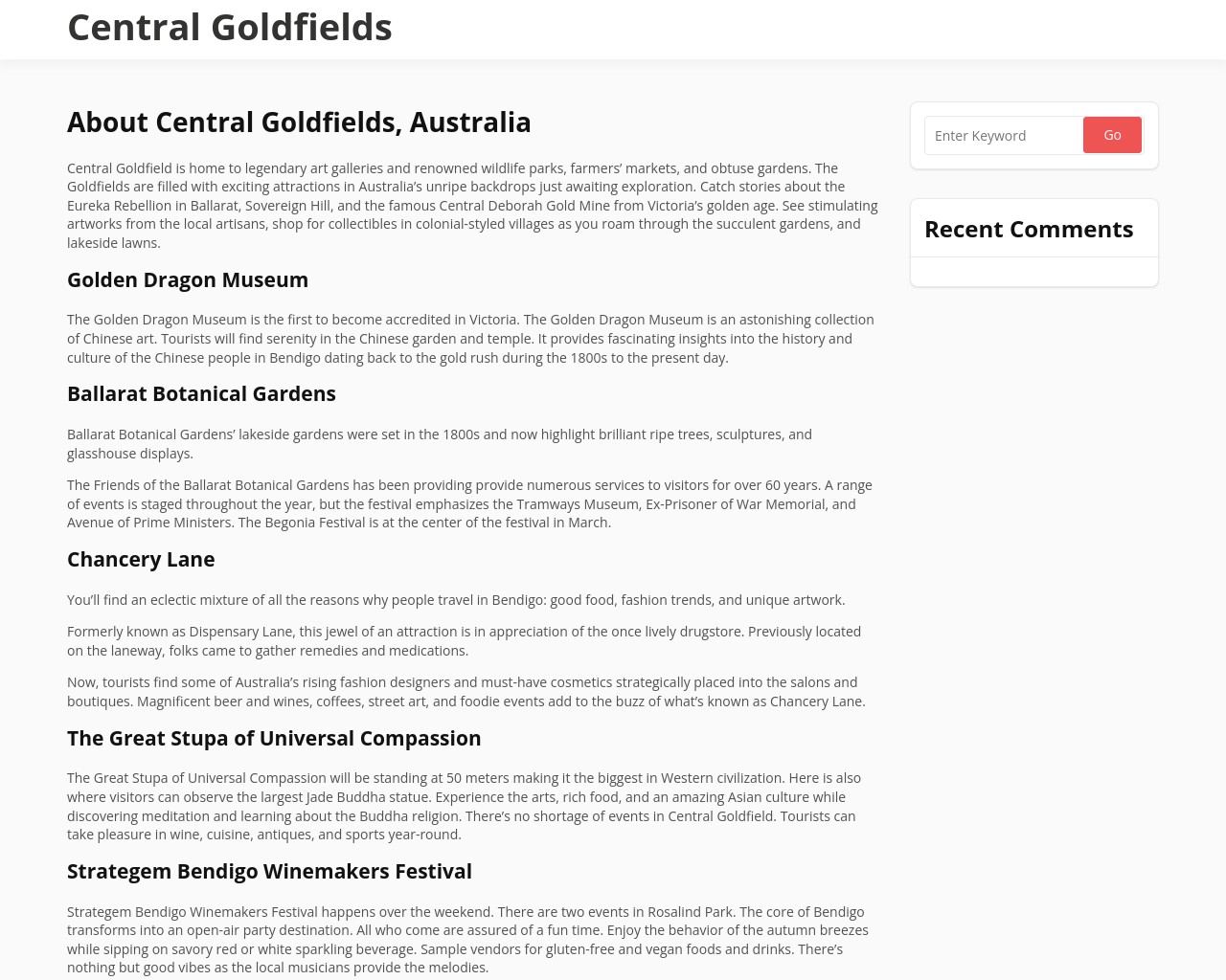 Central Goldfields Shire Council