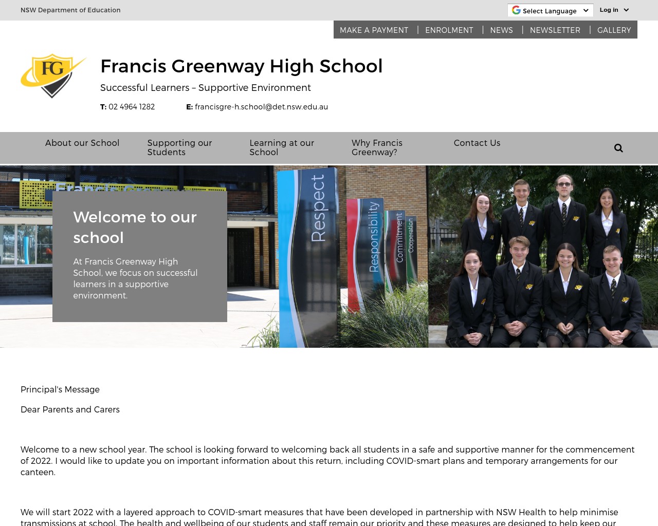 Francis Greenway High School