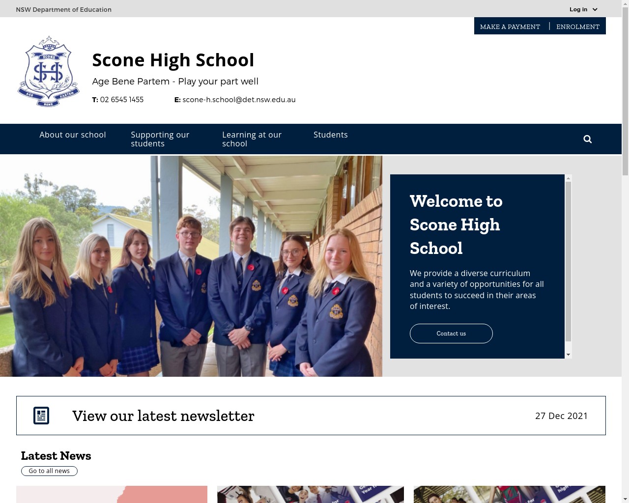 Scone High School