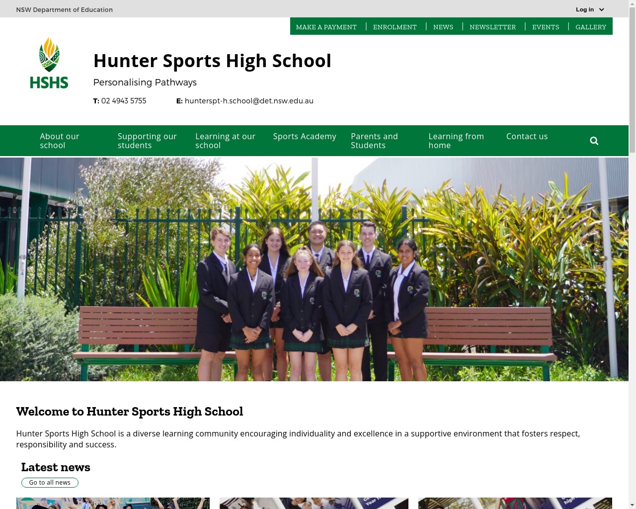 Hunter Sports High School