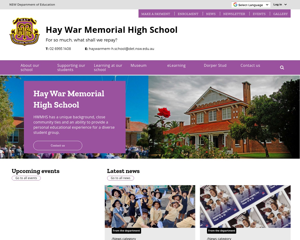 Hay War Memorial High School