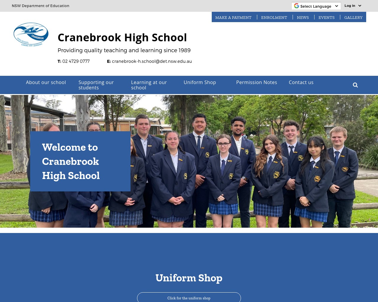 Cranebrook High School