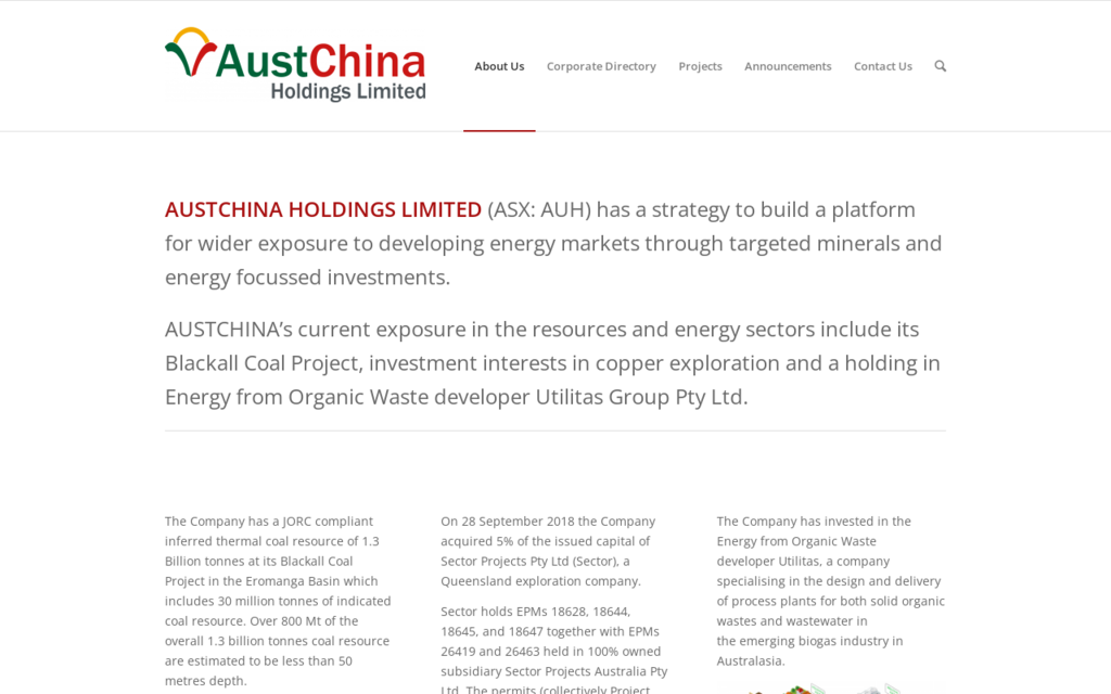 Austchina Holdings