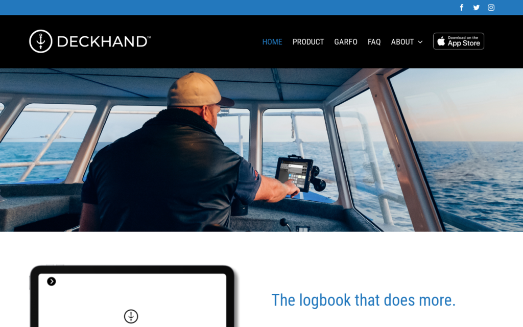 Deckhand Electronic Logbook