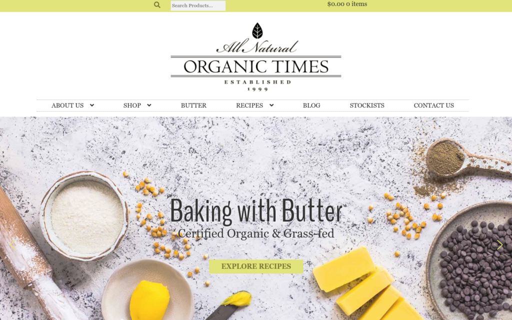Organic Times Organic Chocolate