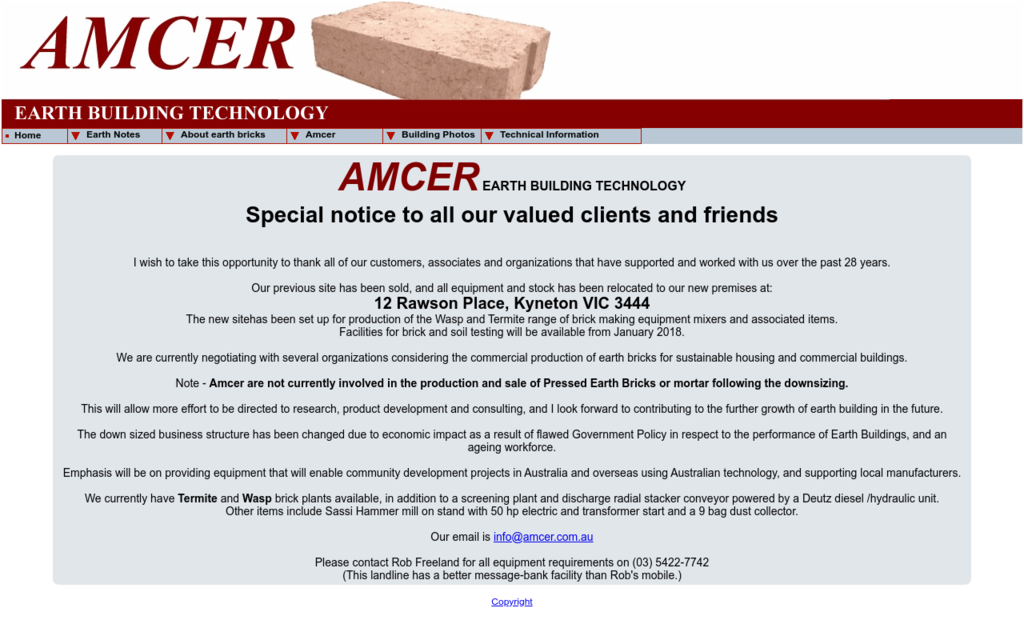 Amcer Earth Building Technology