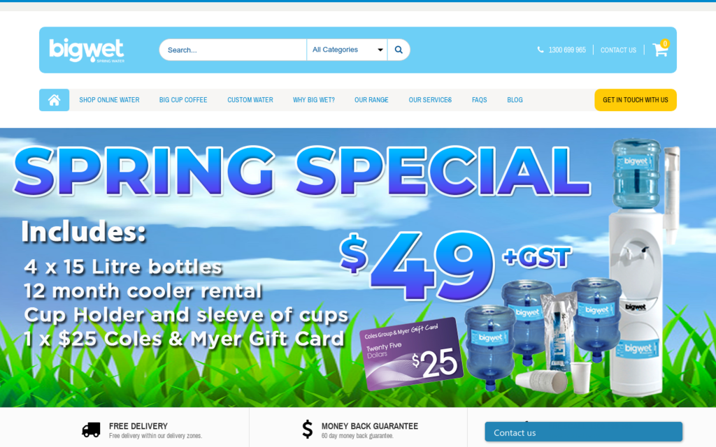 Big Wet Natural Springwater