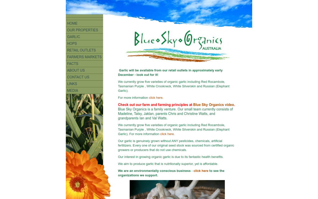 Blue Sky Organics
