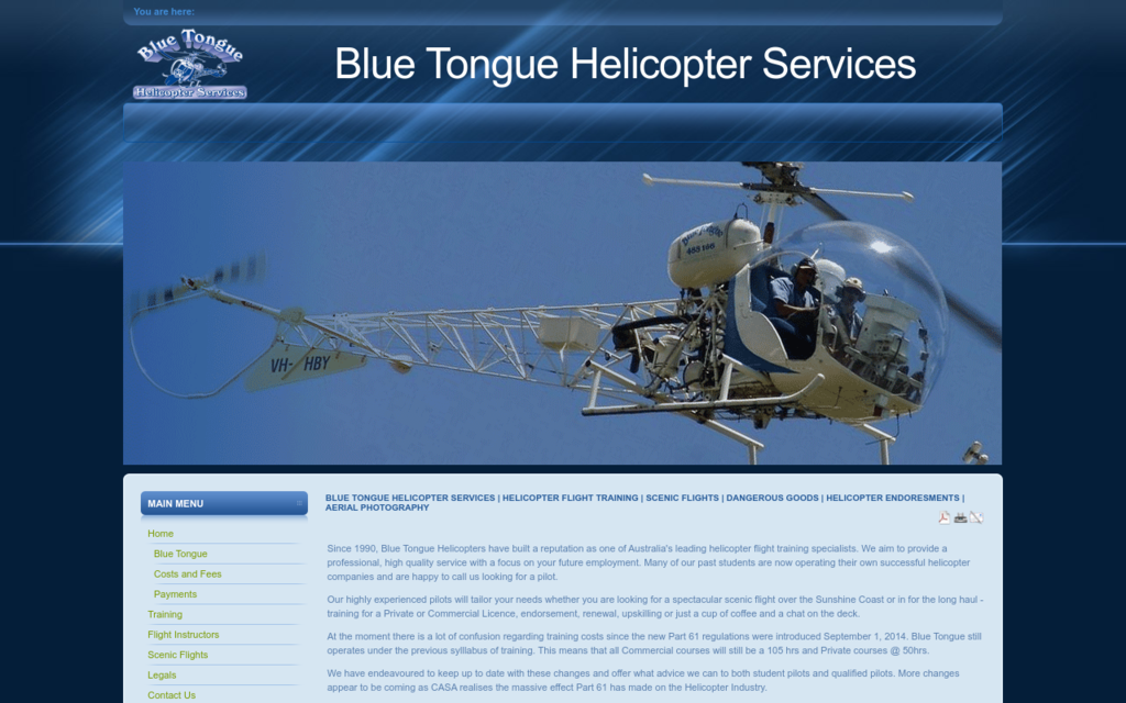 Blue Tongue Helicopter Services