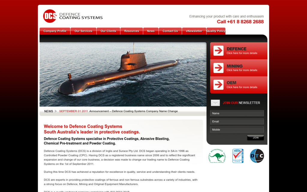 Defence Coating Systems