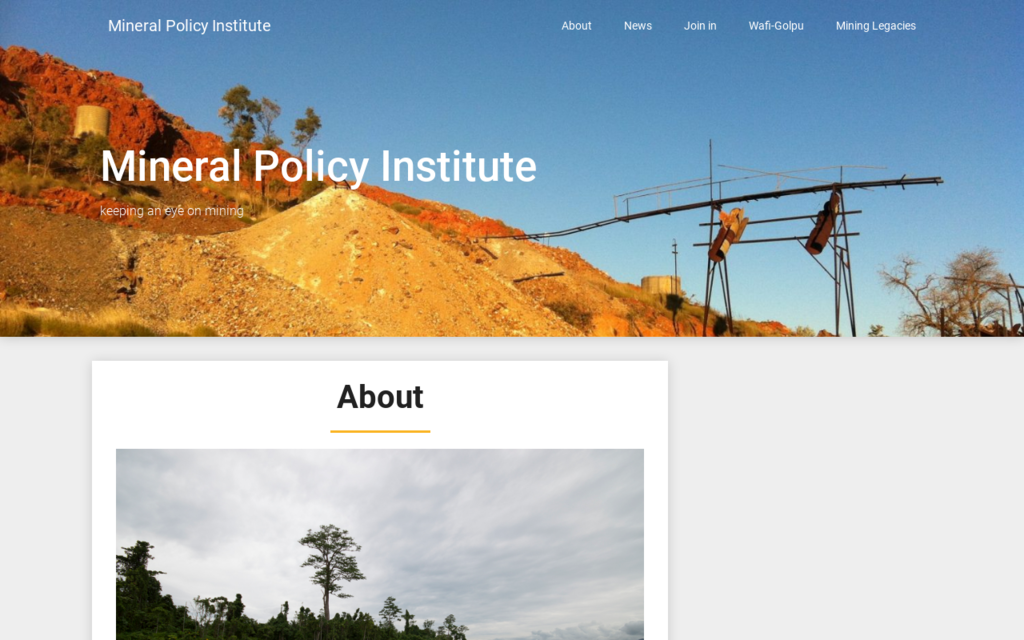 Mineral Policy Institute