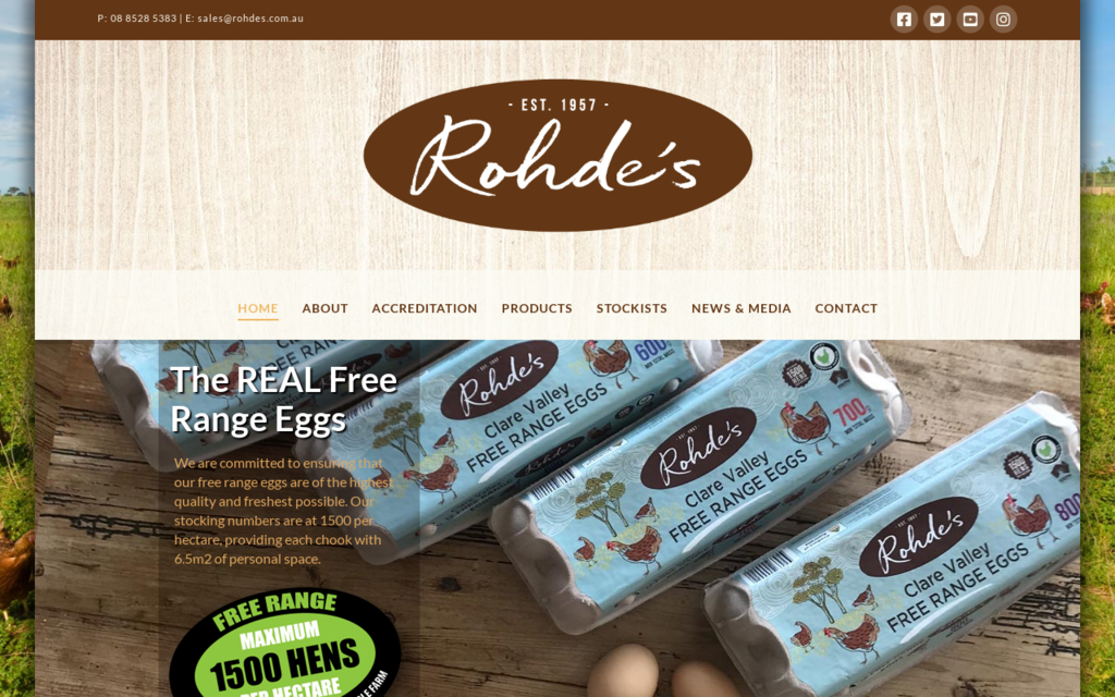 Rohde's Free Range Eggs