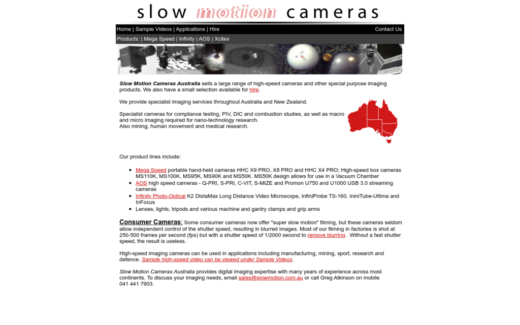 Slow Motion Cameras Australia