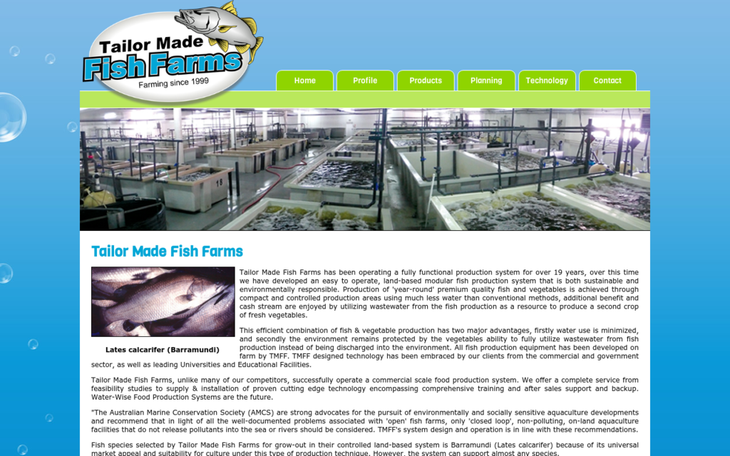 Tailor Made Fish Farms